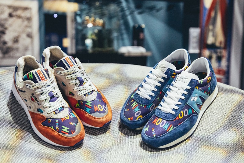 The Moomins x Karhu "A Proper Introduction" Pack Collection Legacy 96 Albatross 82 "Stellar/Cameo Blue" "Burton Orange/Rainy Day" Suede