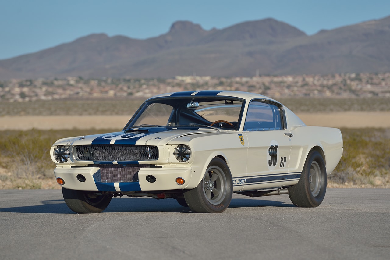 Ken Miles' 1965 Shelby GT350R Competition Model 5R002 First-Ever Mustang Raced Winner First Place Classic American Muscle Car Mecum Auctions V8 'Ford v. Ferrari' "Flying Mustang" Dana Mecum’s 33rd Original Spring Classic John Atzbach Collection