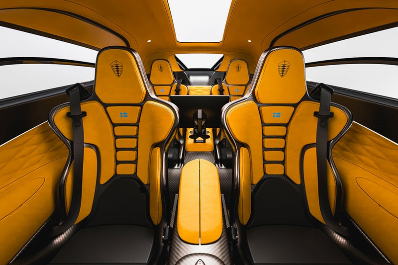 Koenigsegg's New Gemera Is the World's Craziest Four-Seater 1700 horsepower hybrid powertrain hypercar mega gt scissor doors 