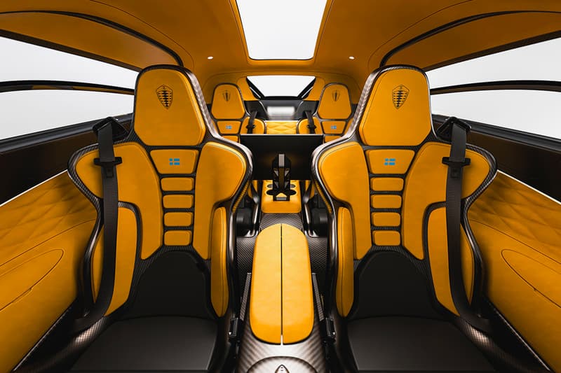 Koenigsegg's New Gemera Is the World's Craziest Four-Seater 1700 horsepower hybrid powertrain hypercar mega gt scissor doors