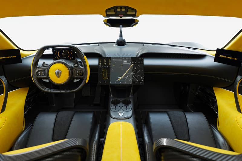Koenigsegg's New Gemera Is the World's Craziest Four-Seater 1700 horsepower hybrid powertrain hypercar mega gt scissor doors