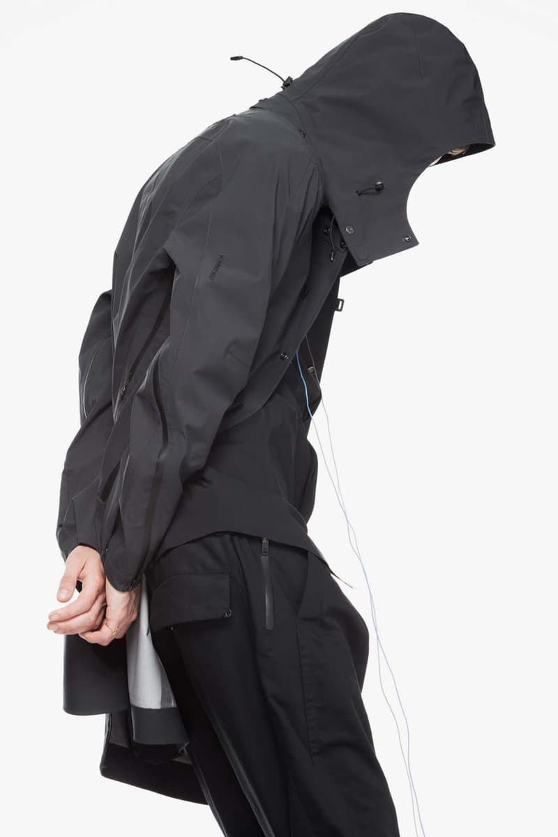 krakatau spring summer 2020 ss20 collection tech wear jackets raincoat graphene outerwear membrane strongest material