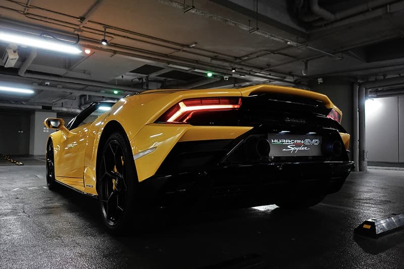 Lamborghini Huracán EVO Spyder Closer Look supercar raging bull drifting Dinamica Veicolo Integrata LDVI Geneva Motor Show Hong Kong