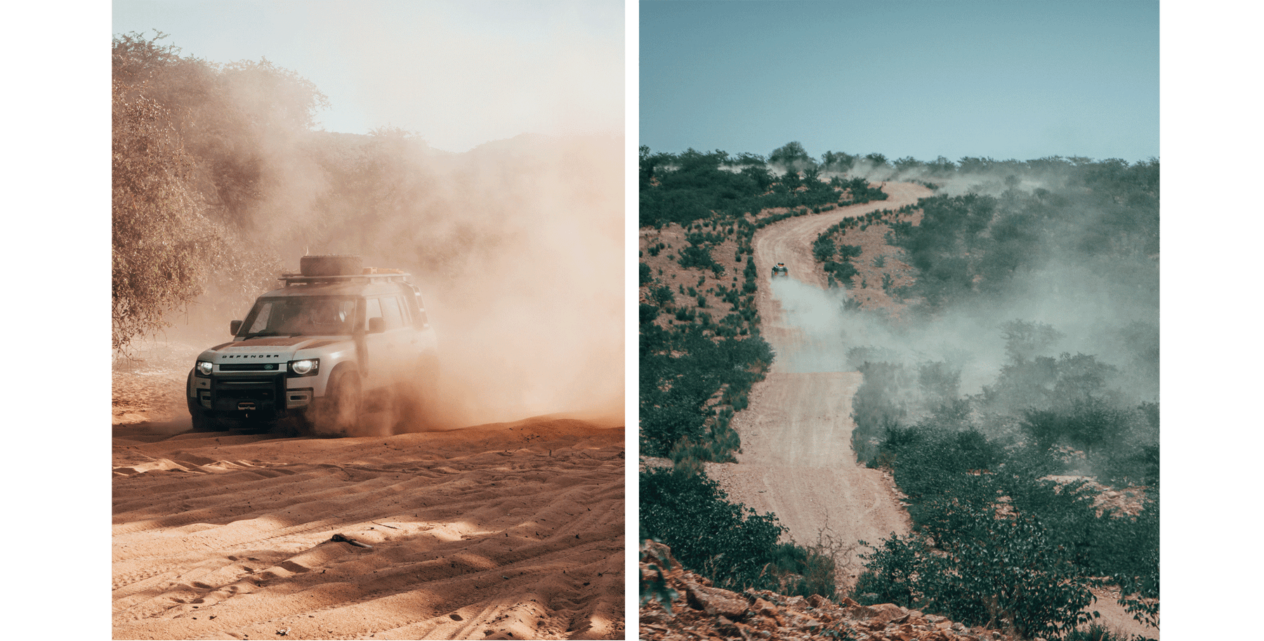 New Land Rover Defender in Namibia James Bond 2020 007 Africa South Africa Desert off-roading awd adventure