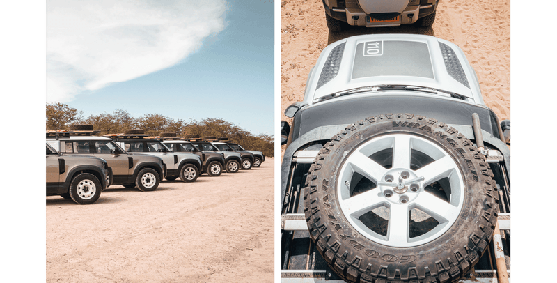 New Land Rover Defender in Namibia James Bond 2020 007 Africa South Africa Desert off-roading awd adventure 