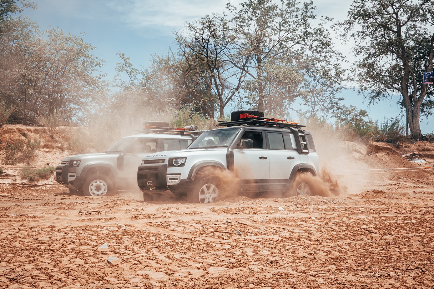 New Land Rover Defender in Namibia James Bond 2020 007 Africa South Africa Desert off-roading awd adventure