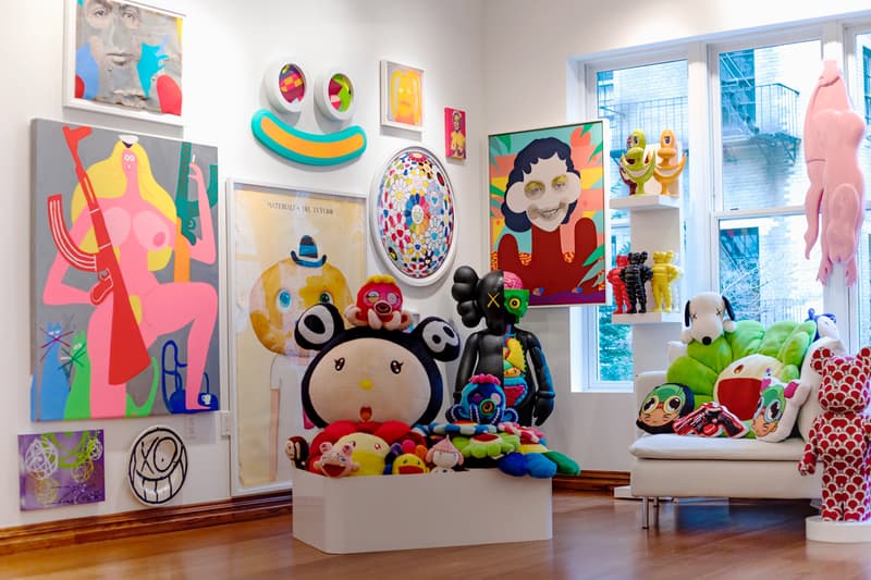 league oto exhibition padre gallery artwork george condo yayoi kusama kaws josh sperling takashi murakami