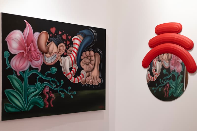 league oto exhibition padre gallery artwork george condo yayoi kusama kaws josh sperling takashi murakami