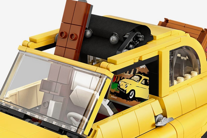 LEGO Creator Expert Fiat 500 Release cars Italian Rome Figures collectible classic automotive 