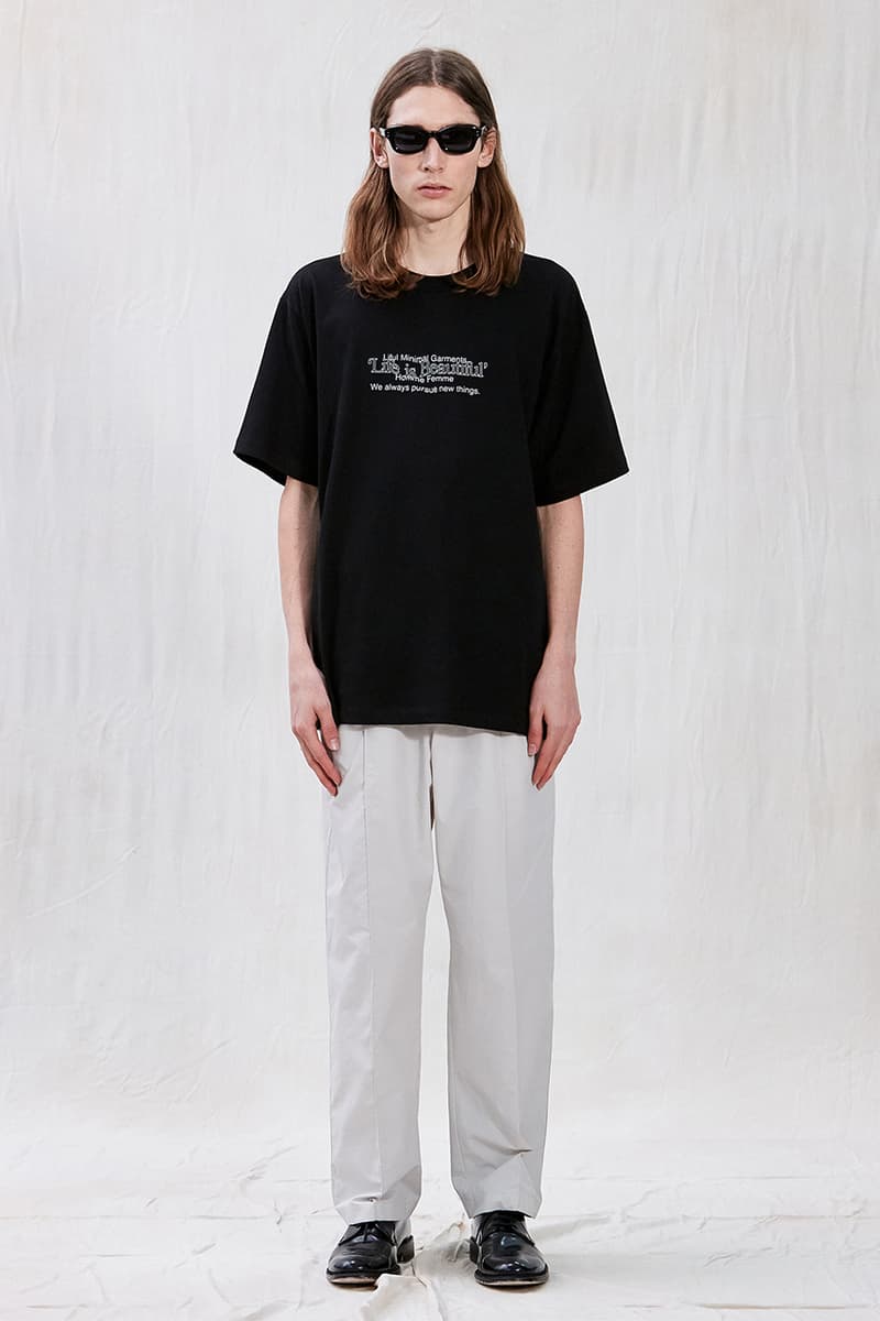 LIFUL MINIMAL GARMENTS Summer 2020 Collection "Life is Beautiful" Slogan Lookbook Menswear Korean Streetwear Label Imprint Design Graphics '90s Inspirations