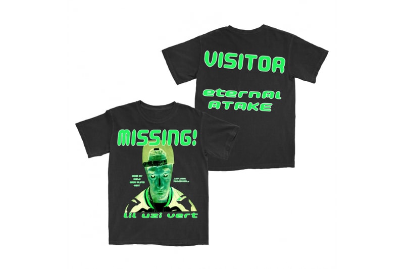 Lil Uzi Vert 'Eternal Atake' Merch, Accessories 2020 may 15 release date info buy web store sweatpants hoodie tee shirt poster black light tray album