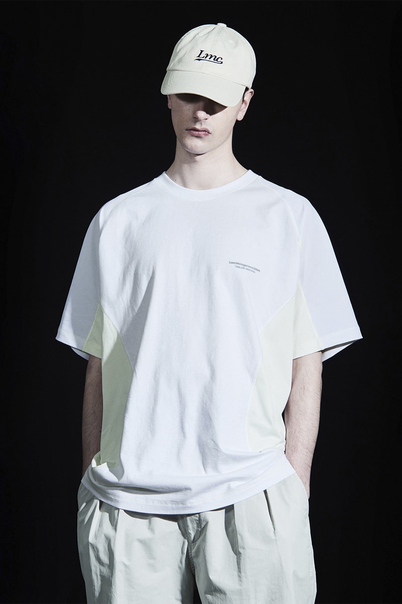 LMC Summer 2020 Lookbook collection menswear streetwear layers korean brand seoul hoodies jackets love peace t shirts graphics parka denim jeans shorts hats caps long sleeves sweaters