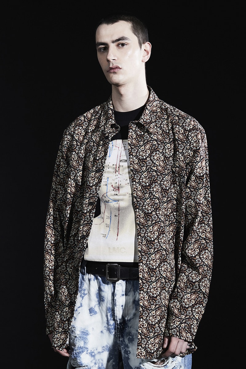 LMC Summer 2020 Lookbook collection menswear streetwear layers korean brand seoul hoodies jackets love peace t shirts graphics parka denim jeans shorts hats caps long sleeves sweaters