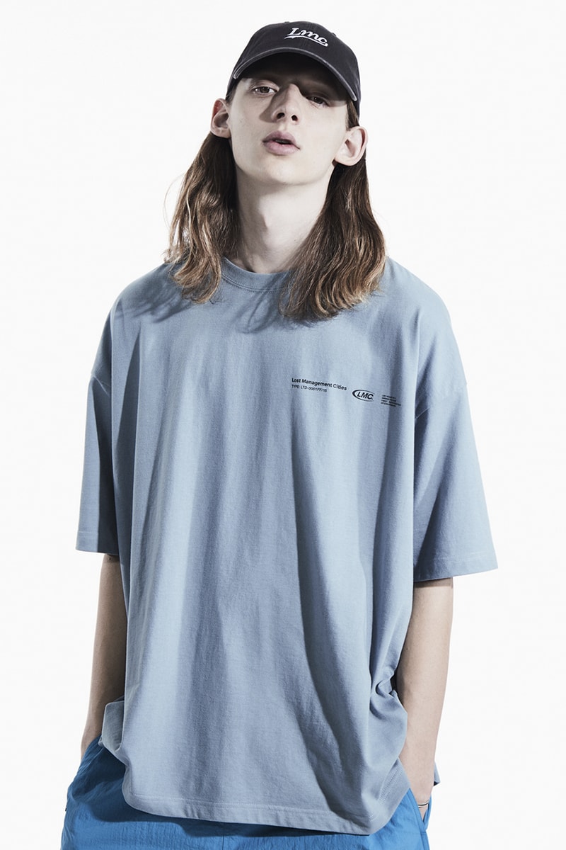 LMC Summer 2020 Lookbook collection menswear streetwear layers korean brand seoul hoodies jackets love peace t shirts graphics parka denim jeans shorts hats caps long sleeves sweaters