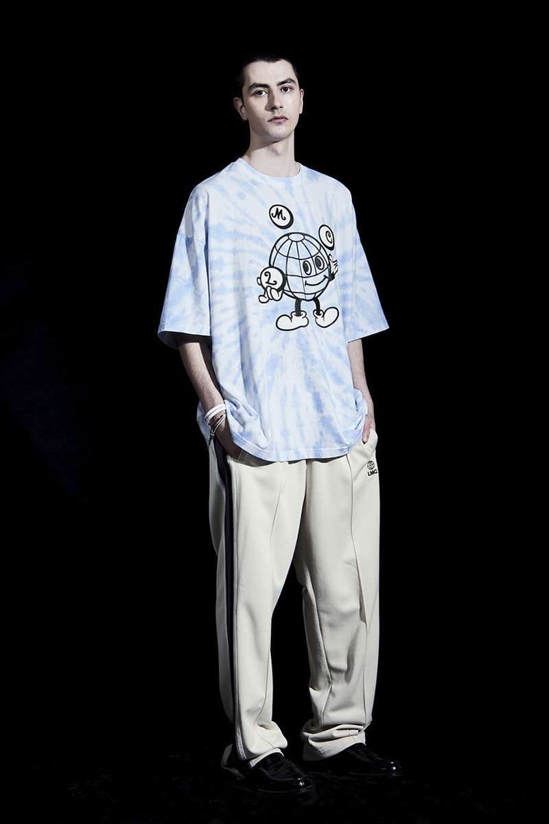 LMC Summer 2020 Lookbook collection menswear streetwear layers korean brand seoul hoodies jackets love peace t shirts graphics parka denim jeans shorts hats caps long sleeves sweaters