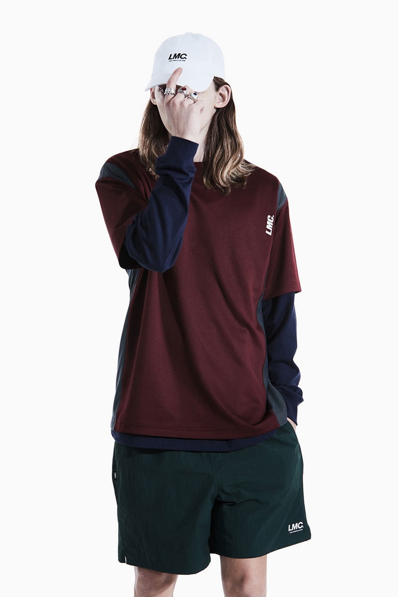 LMC Summer 2020 Lookbook collection menswear streetwear layers korean brand seoul hoodies jackets love peace t shirts graphics parka denim jeans shorts hats caps long sleeves sweaters