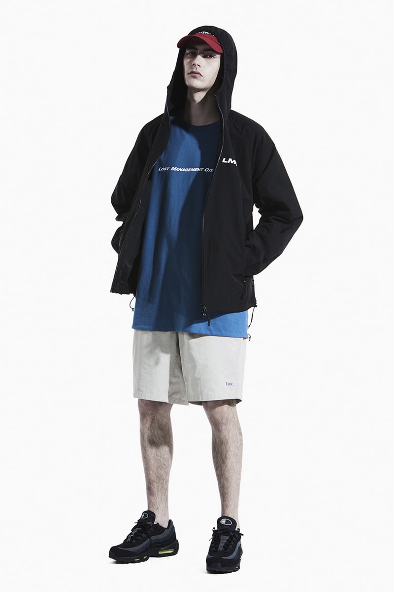 LMC Summer 2020 Lookbook collection menswear streetwear layers korean brand seoul hoodies jackets love peace t shirts graphics parka denim jeans shorts hats caps long sleeves sweaters
