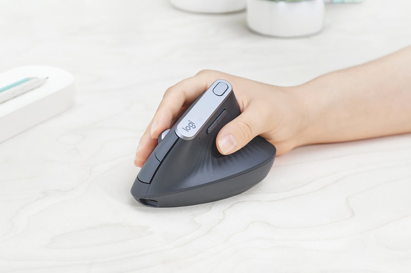 logitech advanced ergonomics handshake 4000 dpi sensor computer laptop mouse mx vertical device 