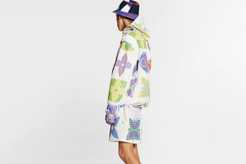 Louis Vuitton SS20 Multicolor Monogram Windbreaker jackets virgil abloh jackets coats summer monogram Ikat dye 