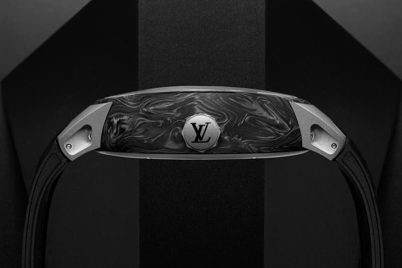 Louis Vuitton Tambour Curve Flying Tourbillon Poinçon de Genève Watch Black