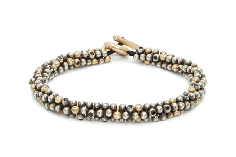 m cohen shimu diamond gold sterling silver bracelet jacks beaded sterling silver gold bracelet 