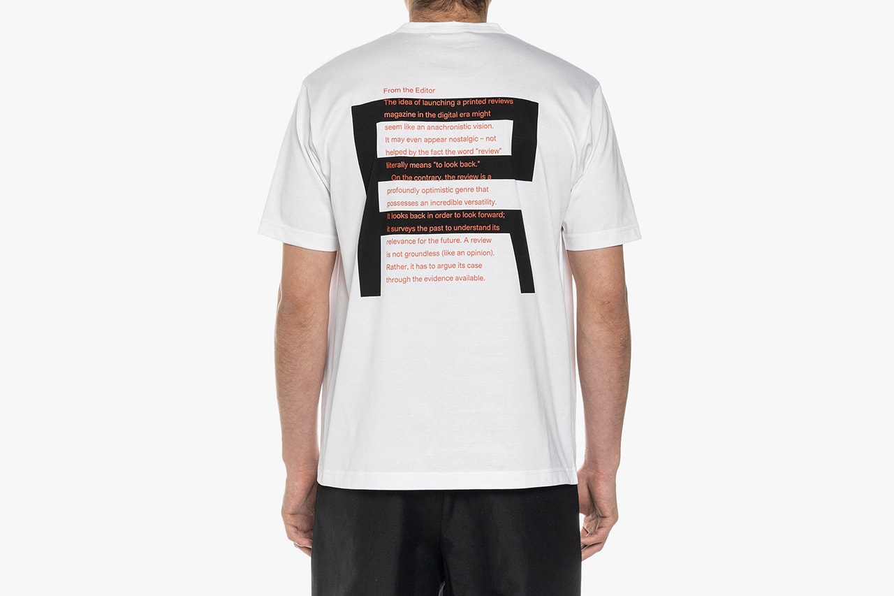 magCulture x Junya Watanabe MAN T-Shirts Release 'The Real Review' 'Civilization' Independent Beer Maker Dobri New York Newspaper Cult Press Imagery Industry Architecture Culture Politics White Tees Print Graphics