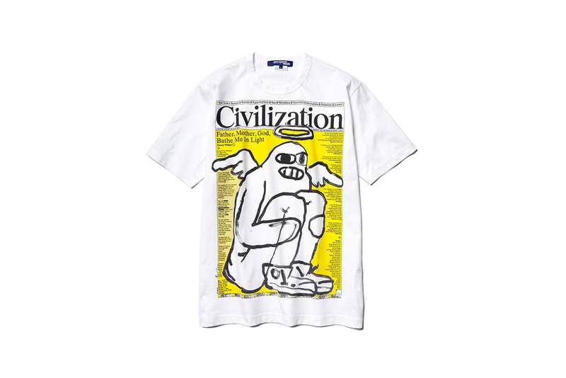 magCulture x Junya Watanabe MAN T-Shirts Release 'The Real Review' 'Civilization' Independent Beer Maker Dobri New York Newspaper Cult Press Imagery Industry Architecture Culture Politics White Tees Print Graphics