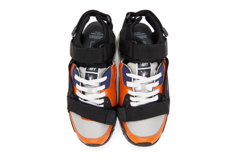 Maison Mihara Yasuhiro Half Sandals Black gray orange sneakers footwear shoes menswear streetwear runner trainers spring summer 2020 collection kicks japanese brand straps