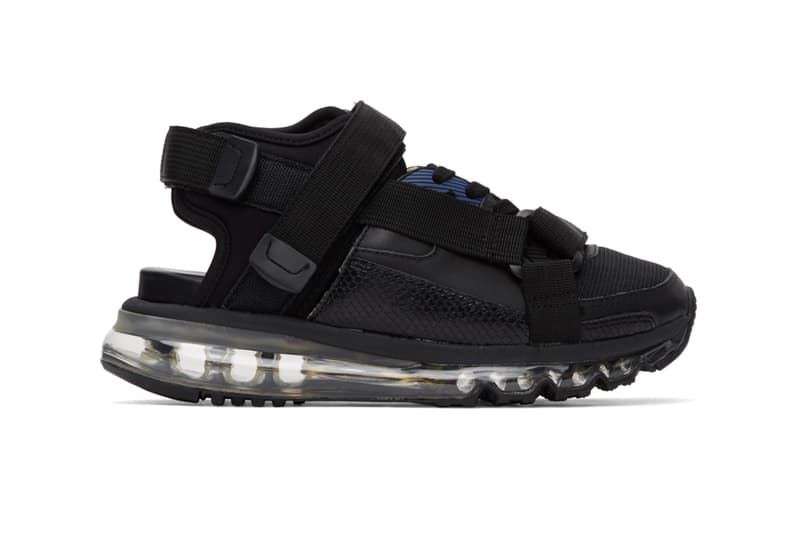 Maison Mihara Yasuhiro Half Sandals Black gray orange sneakers footwear shoes menswear streetwear runner trainers spring summer 2020 collection kicks japanese brand straps