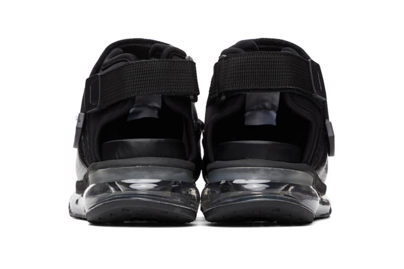 Maison Mihara Yasuhiro Half Sandals Black gray orange sneakers footwear shoes menswear streetwear runner trainers spring summer 2020 collection kicks japanese brand straps