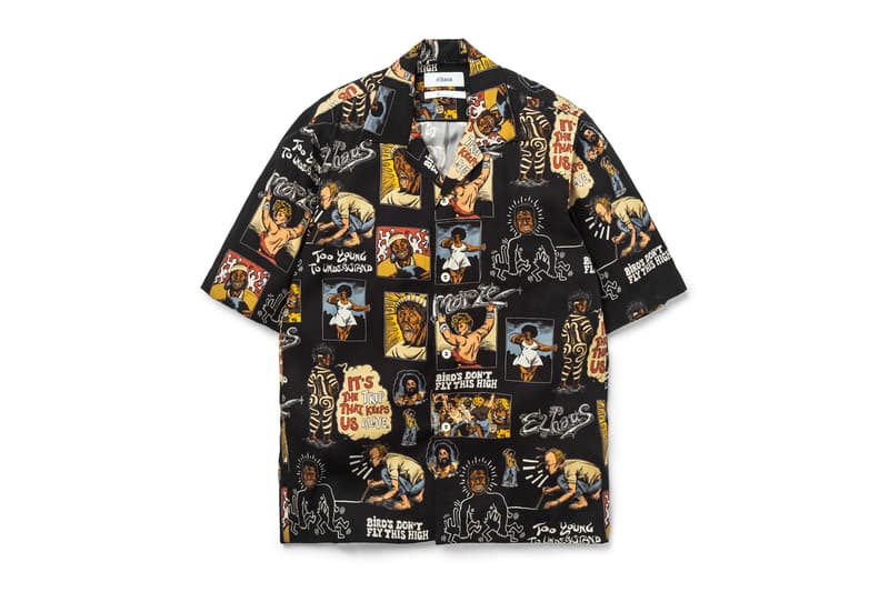Elhaus MAPLE Hawaiian Shirt Silver Whistle jewelry menswear streetwear spring summer 2020 capsule collection accessories warm weather robert crumb prints artistic style 925