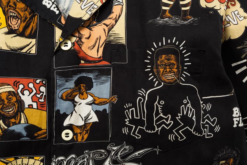Elhaus MAPLE Hawaiian Shirt Silver Whistle jewelry menswear streetwear spring summer 2020 capsule collection accessories warm weather robert crumb prints artistic style 925