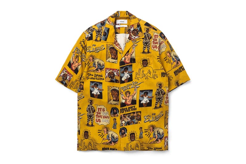 Elhaus MAPLE Hawaiian Shirt Silver Whistle jewelry menswear streetwear spring summer 2020 capsule collection accessories warm weather robert crumb prints artistic style 925