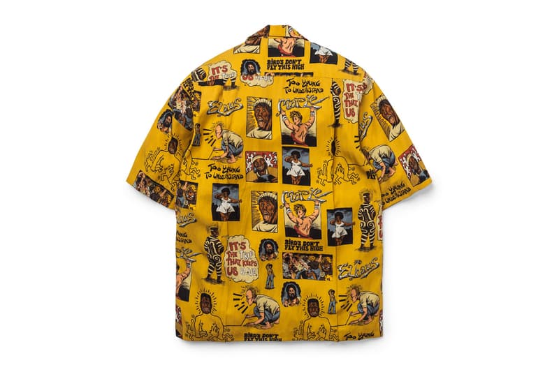 Elhaus MAPLE Hawaiian Shirt Silver Whistle jewelry menswear streetwear spring summer 2020 capsule collection accessories warm weather robert crumb prints artistic style 925