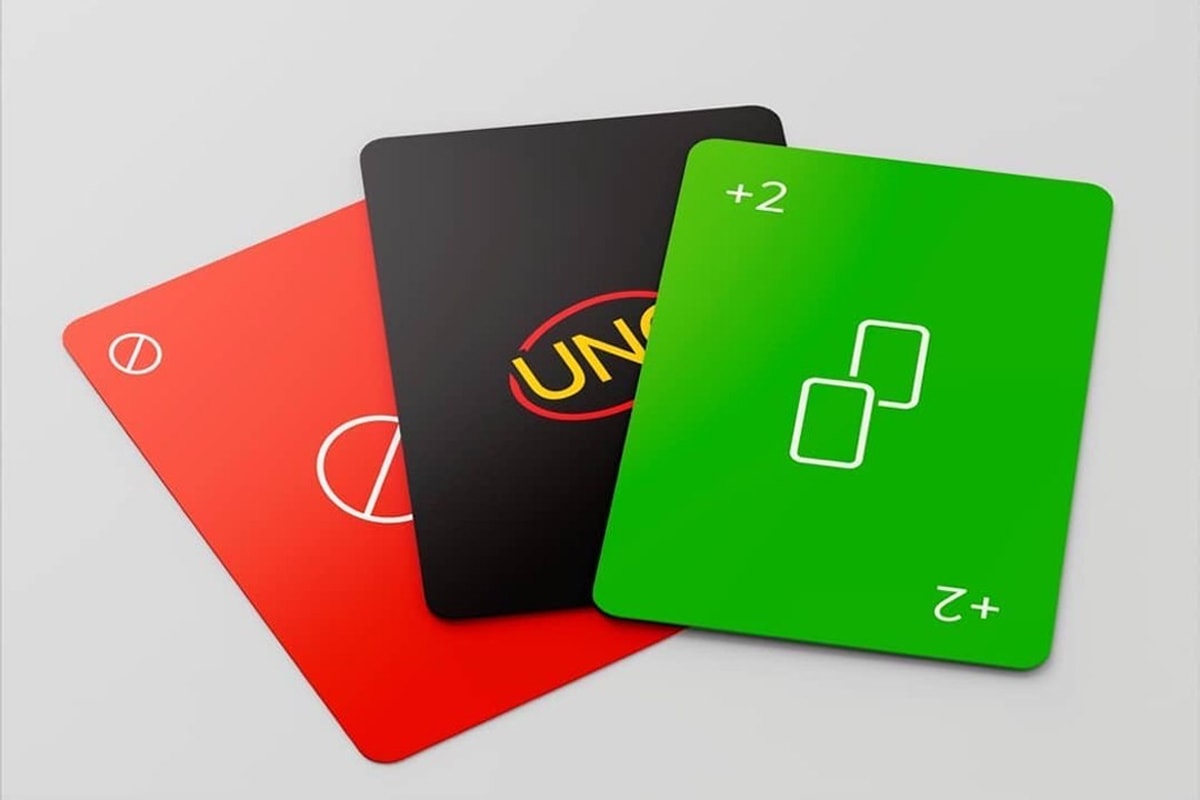 mattel card games uno minimalism sleek redesign minimalista deck party