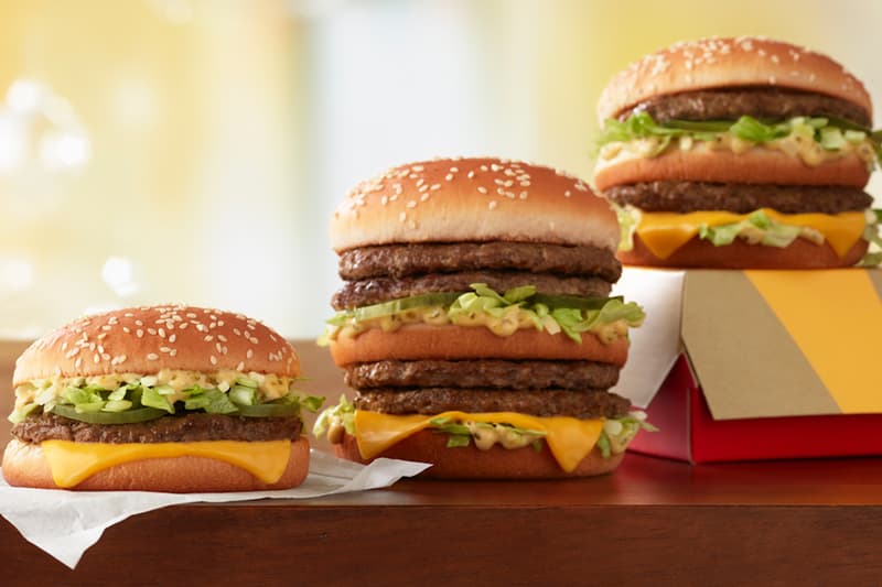 McDonald's New Double Big Mac and Little Mac Burgers Cheeseburgers Grand Mac Mickey D's