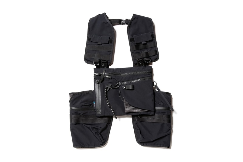 MEANSWHILE x Master-Piece Capsule Collection tactical vest backpack bags daypack sacoche luggage vest drop date price details 