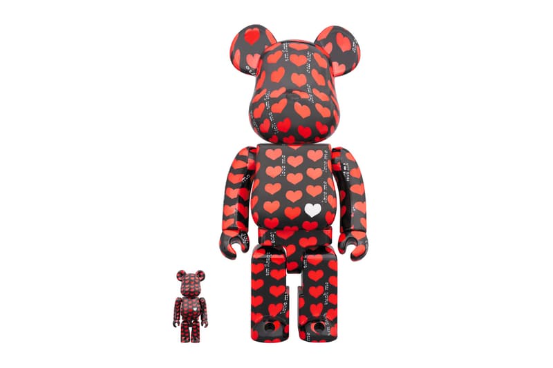 Medicom Toy BE@RBRICK Black Heart 100 400 toys figures accessories collectibles japanese toymakers manufacturer hide x japan guitarist rock band Yellow Heart love me spring summer 2020