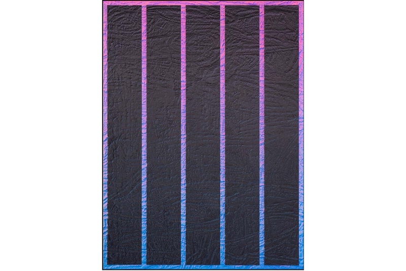 michael staniak natural order solo exhibition unit london debut hdf paintings 2020 casting compound digital UV pigment and acrylic on engineered wood panel steel frame 