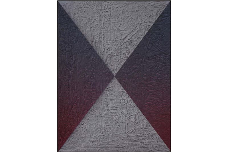 michael staniak natural order solo exhibition unit london debut hdf paintings 2020 casting compound digital UV pigment and acrylic on engineered wood panel steel frame