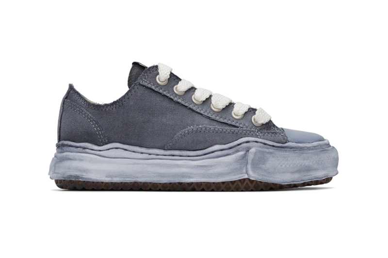 MIHARAYASUHIRO Black Over Dye Original Sole Sneakers Release Info Buy Price SSENSE Maison