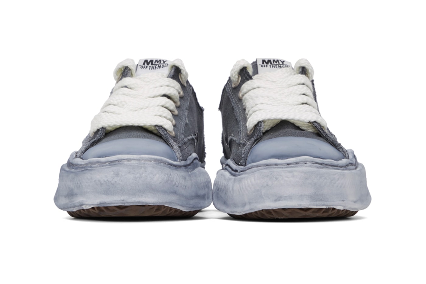 MIHARAYASUHIRO Black Over Dye Original Sole Sneakers Release Info Buy Price SSENSE Maison