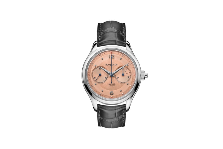 Montblanc Revives the '40s With Latest Salmon-Dialed Heritage Monopusher Chronograph