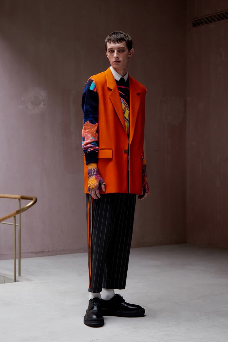 Necessity Sense Spring/Summer 2020 "Act of Desire" Lookbook Collection Jackets Cropped Shirts Blouses Suit Jackets Florals Psychedelic Oil Paintings Peonies Stripes Trousers