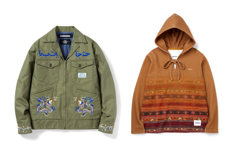NEIGHBORHOOD Scrawls Arabic-Inspired Script Logos on SS20 Pieces