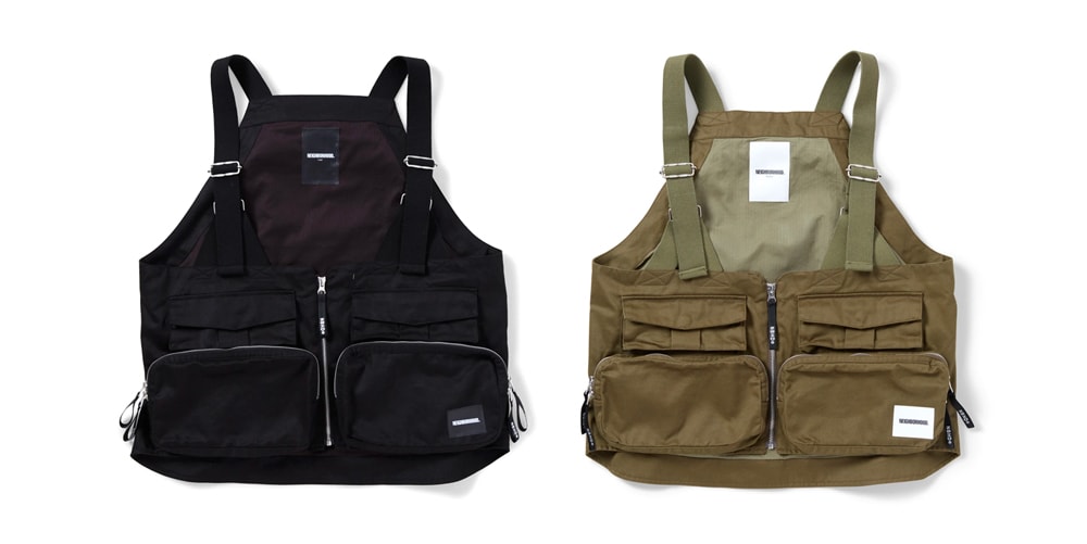 NEIGHBORHOOD PACK C-VEST: Black, Beige, 