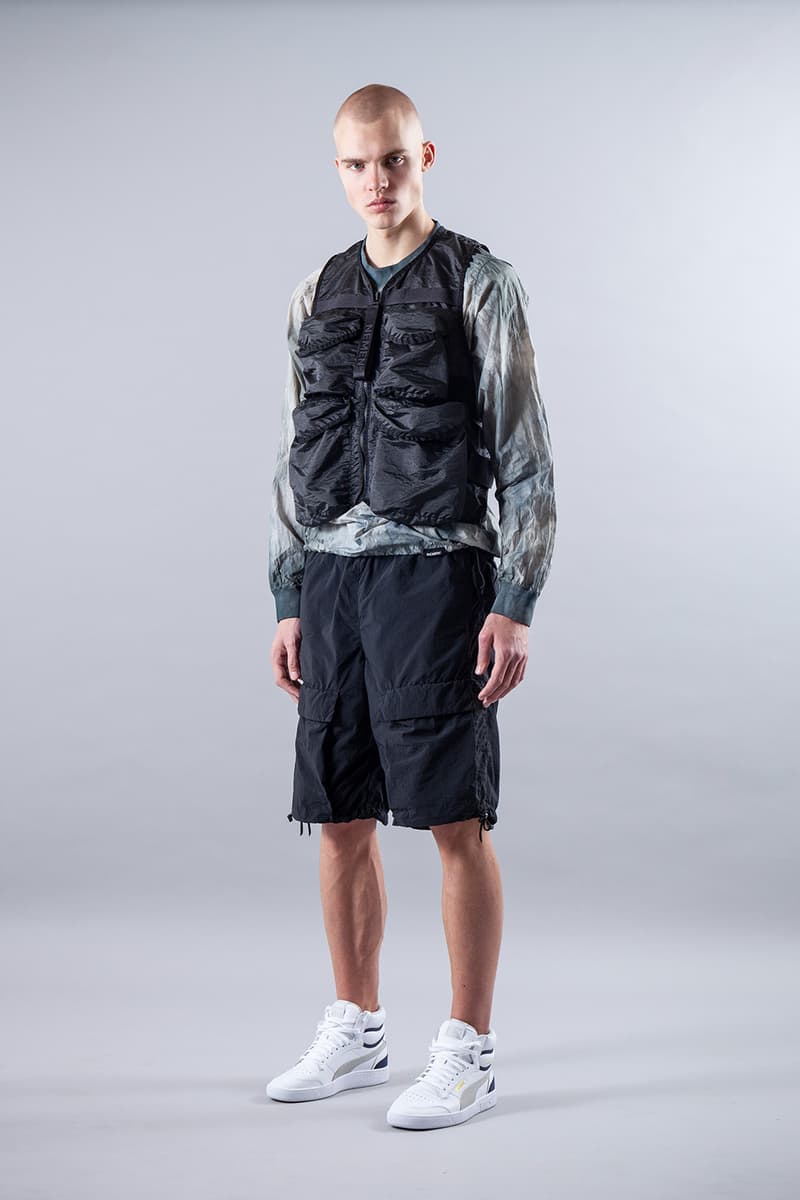 NemeN SS20 Collection Lookbook release info spring/summer techwear gradient tie-dye dip-dye garment dyeing domenico romeo NMN®_ZEPHYR 3L JACKET NMN®_XLT GUARD JACKET vest BANDO RAIN PARKA TWIST SMOCK