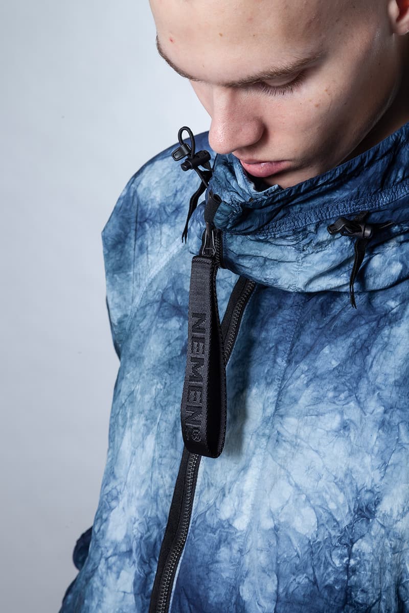 NemeN SS20 Collection Lookbook release info spring/summer techwear gradient tie-dye dip-dye garment dyeing domenico romeo NMN®_ZEPHYR 3L JACKET NMN®_XLT GUARD JACKET vest BANDO RAIN PARKA TWIST SMOCK