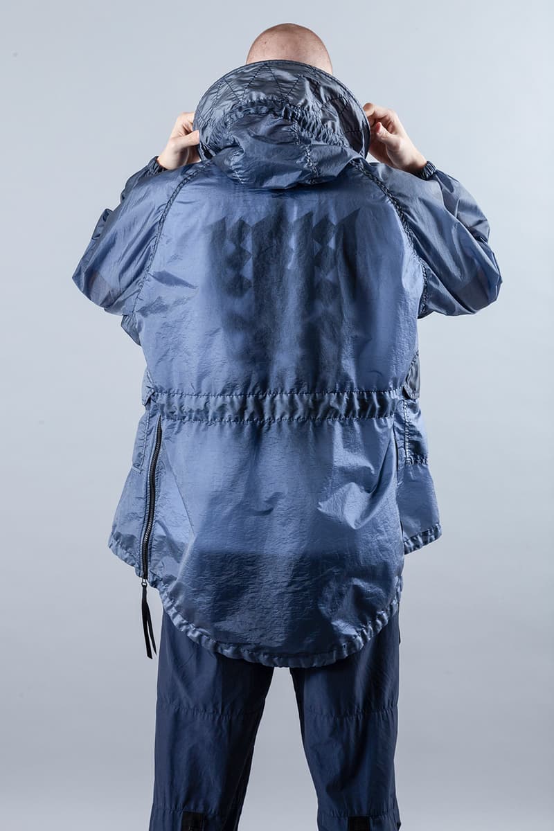 NemeN SS20 Collection Lookbook release info spring/summer techwear gradient tie-dye dip-dye garment dyeing domenico romeo NMN®_ZEPHYR 3L JACKET NMN®_XLT GUARD JACKET vest BANDO RAIN PARKA TWIST SMOCK