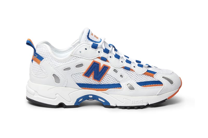 new balance royal white orange